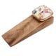 Rose Ceramic Door Cabinet Ceramic Wooden Door Stopper